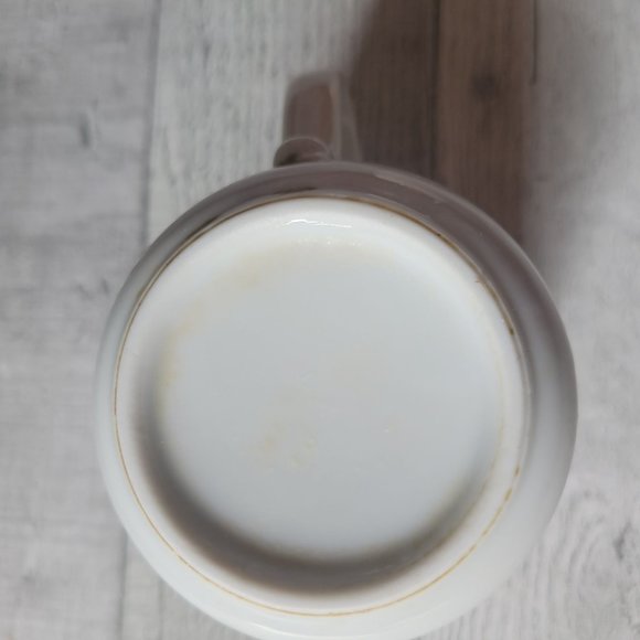 Vintage Ceramic Mug With Pastoral Cottage & Animals Print - Picture 4 of 7
